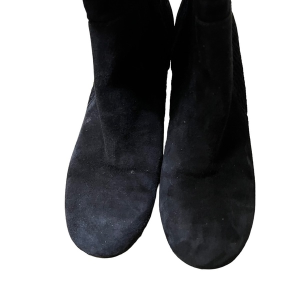 Vince Camuto Signature Black Suede Knee Boots size 7 37 - Picture 4 of 9